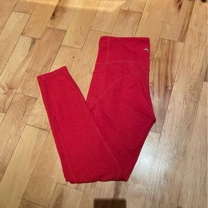 Red Fleece Lined Leggings- Size Small, JoyLab